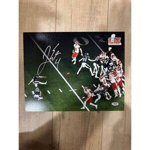 Jake Elliott signed autographed Philadelphia Eagles SBLIX 11x14 Photo PSA